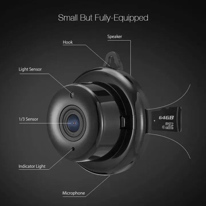 1080P Wireless IR WiFi Indoor/Outdoor HD MINI IP Camera CAM Home Security - Image 4