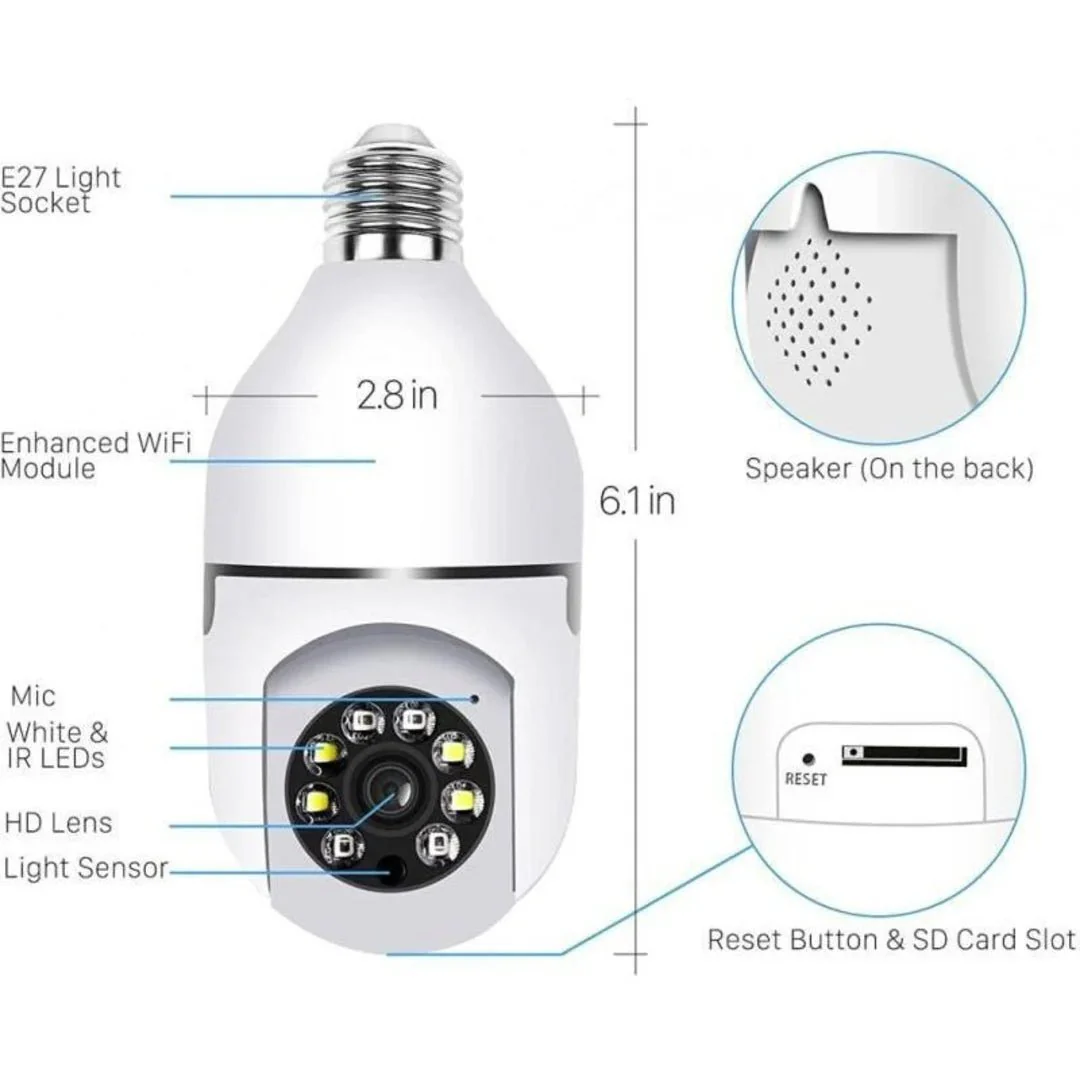 2MP WIRELESS BULB CAMERA - Image 5
